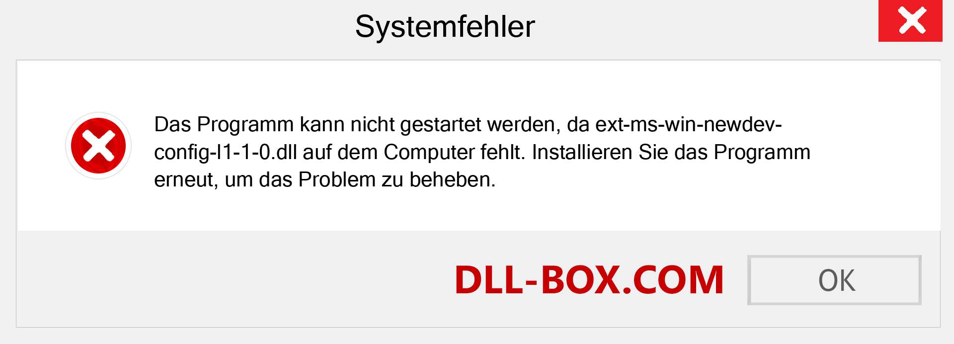 ext-ms-win-newdev-config-l1-1-0.dll-Datei fehlt?. Download für Windows 7, 8, 10 - Fix ext-ms-win-newdev-config-l1-1-0 dll Missing Error unter Windows, Fotos, Bildern