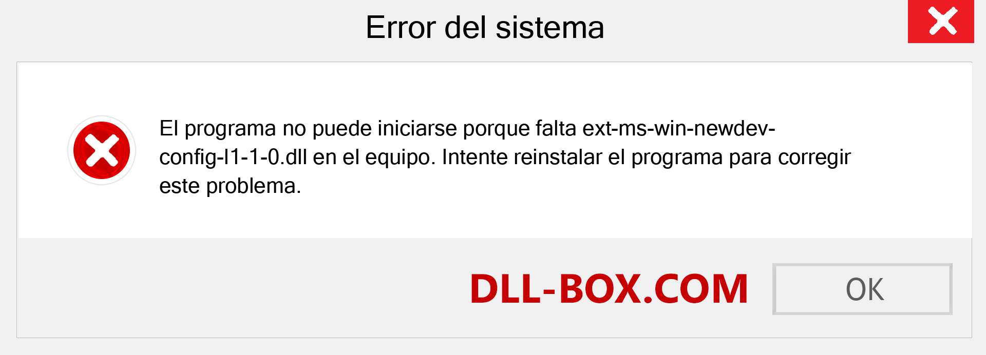 ¿Falta el archivo ext-ms-win-newdev-config-l1-1-0.dll ?. Descargar para Windows 7, 8, 10 - Corregir ext-ms-win-newdev-config-l1-1-0 dll Missing Error en Windows, fotos, imágenes